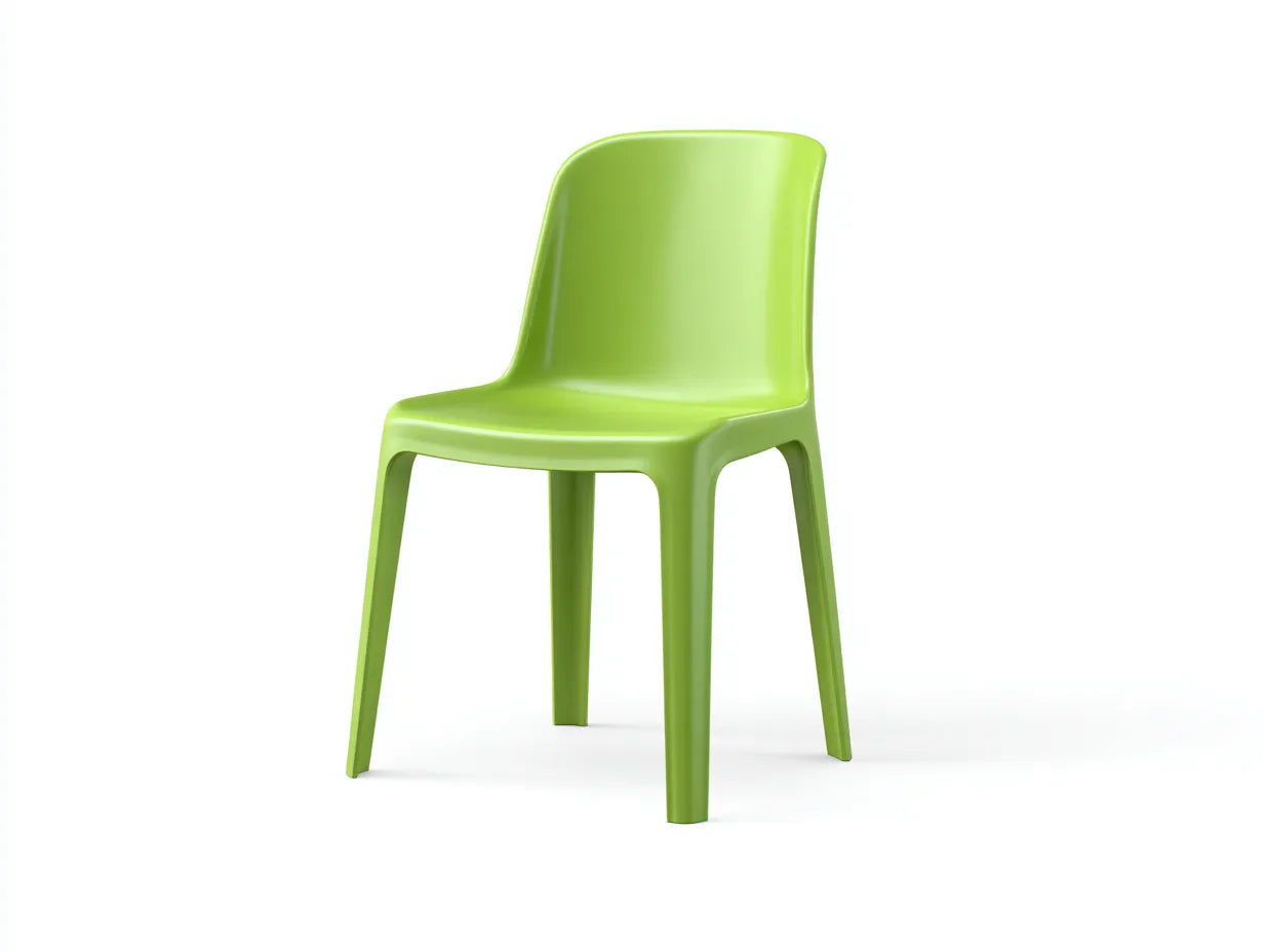Silla de comedor de jardín 47×52×81 cm - polipropileno verde oliva - acabado mate compacto